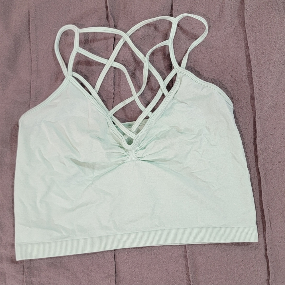 Blue BKE Strappy Bralette